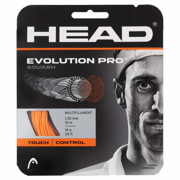 HEAD Saite EVOLUTION PRO, 10m Set , 1,30mm Orange