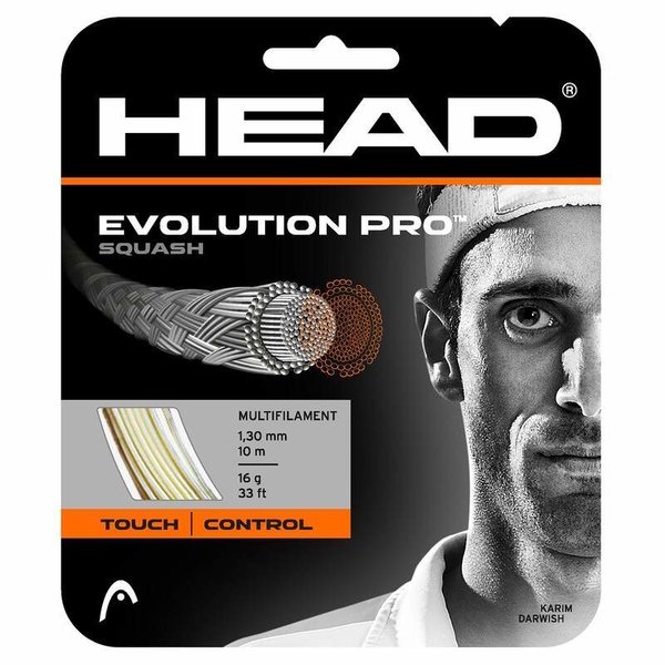 HEAD Saite EVOLUTION PRO, 10m Set , 1,30mm Weiß