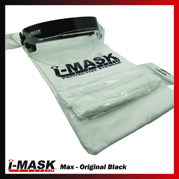 i-Mask MAX+, Erwachsene , Farbe schwarz