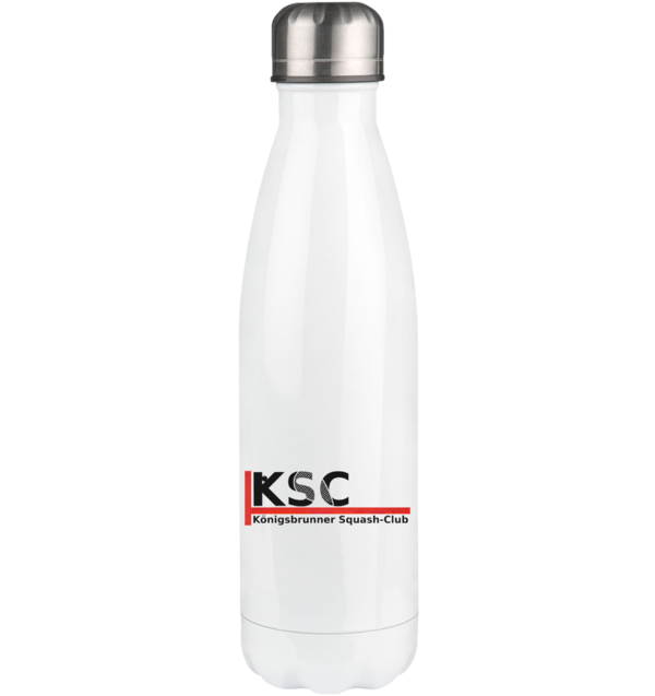 KSC Logo - Thermoflasche 500ml m.Personalisierung